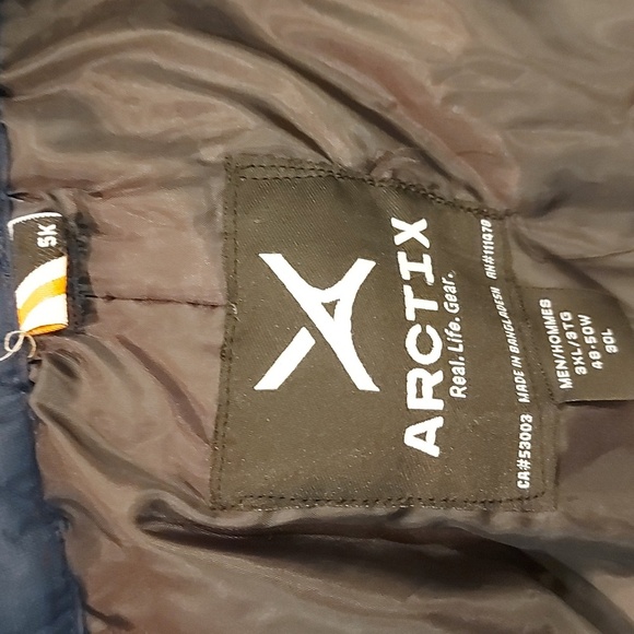 Arctix Men's Navy Blue Insulated Snow Pants - Picture 9 of 10